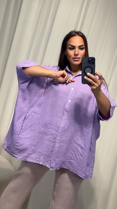 Chemise NILA lin oversize